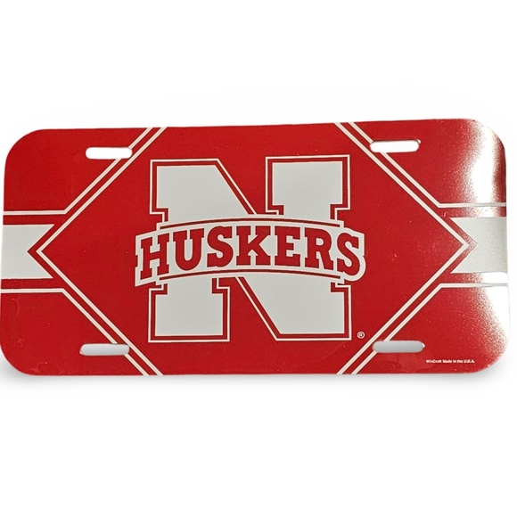 NEW! Nebraska Cornhuskers License Plate & Decal Set - Picture 4 of 6